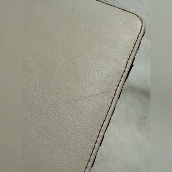 Seth Aaron SA Mod iPad Leather Case Modern White Cream Black Red - Picture 8 of 11